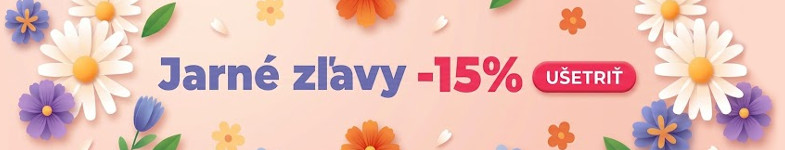 JARNÉ ZĽAVY SÚ TU! 🌸 Využi zľavu -15% do 22.4.2026 na tisíce produktov