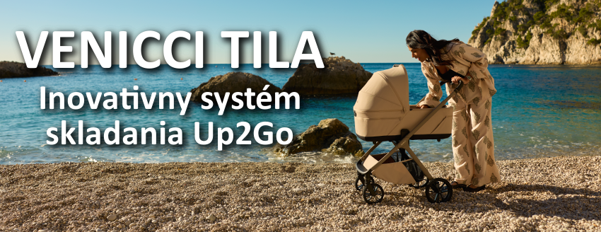 Venicci Tila – moderný kombinovaný kočík, ktorý prináša ľahkosť, komfort a funkčnosť v jednom