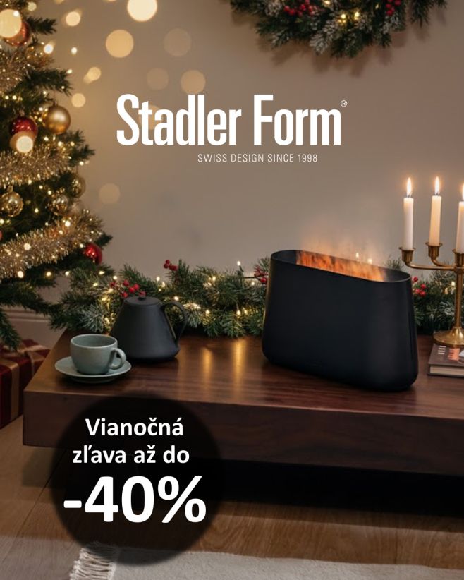 Vianoce vo vzduchu! 🎄 Užite si vianočnú zľavu až do 💥 40% 💥 na vybrané produkty Stadler Form – zvlhčovače, čističky aj...