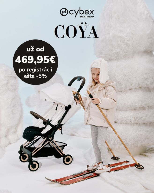 ✈️ Elegantný, ľahký a pripravený na každé dobrodružstvo - Cybex Coya teraz už od 💥 469,95€ 💥 a po registrácii dokonca ešte...